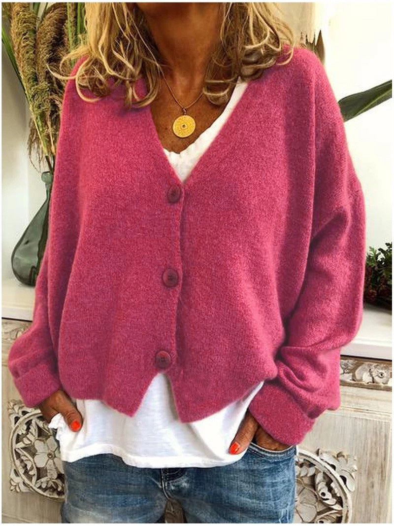 🔥ONLY 36 LEFT IN STOCK-WOMEN COTTON ROUND NECK WOOLEN LONG SLEEVE COAT